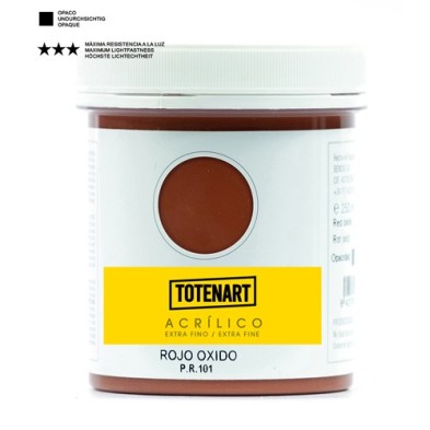 Fine art shop - Acrylic Rust Red 250 ml. totenart | totenart.com