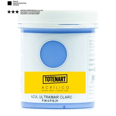 Fine art shop - Acrylic Light Ultramarine Blue 250 ml. totenart | totenart.com