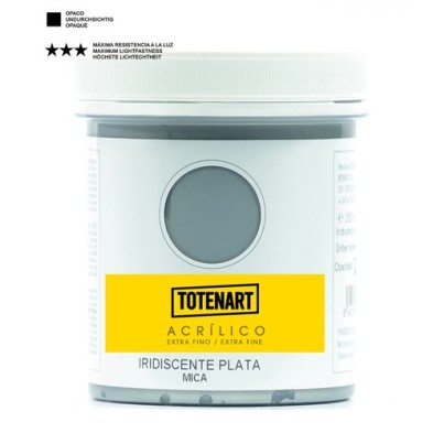 Fine art shop - Acrylic Iridescent Silver 250 ml. totenart | totenart.com