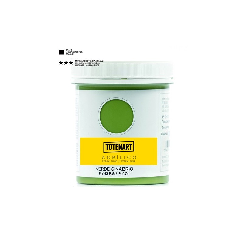 Fine art shop - Acrylic Cinnabar Green 250 ml. totenart | totenart.com