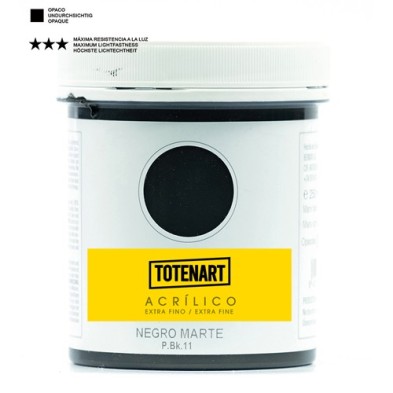Fine art shop - Acrylic Mars Black 250 ml. totenart | totenart.com