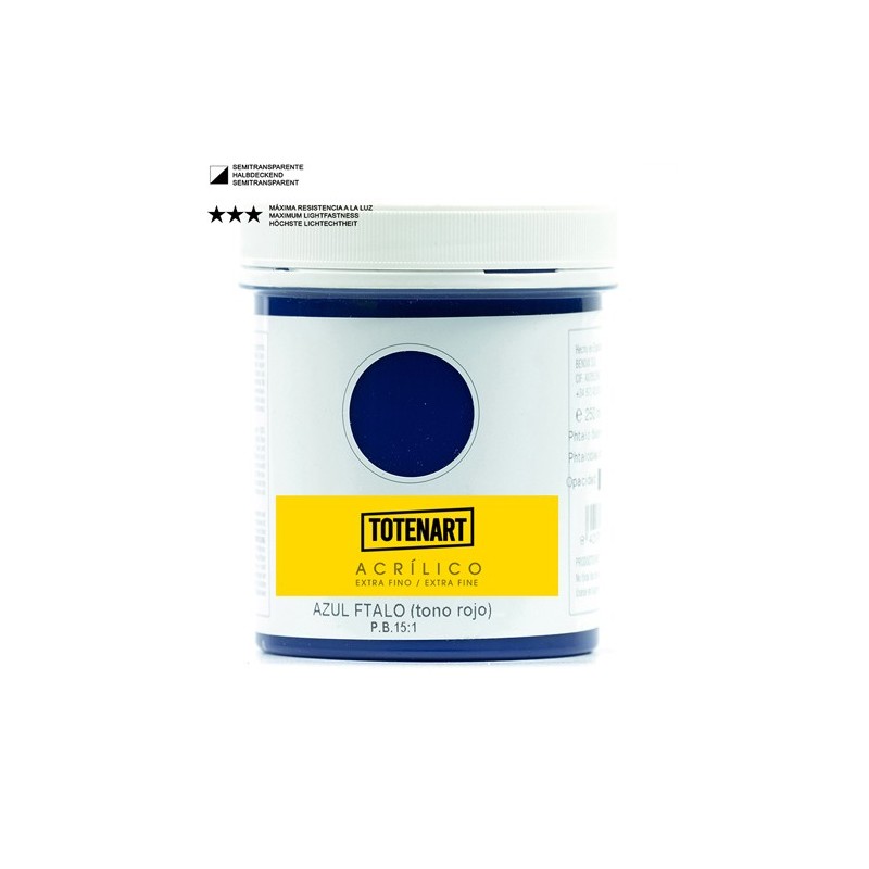 Fine art shop - Acrylic Phthalic Blue 250 ml. totenart | totenart.com
