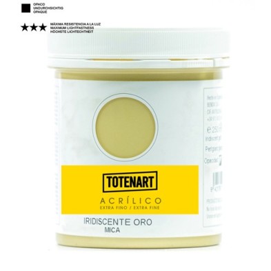 Fine art shop - Acrylic Iridescent Gold 250 ml. totenart | totenart.com