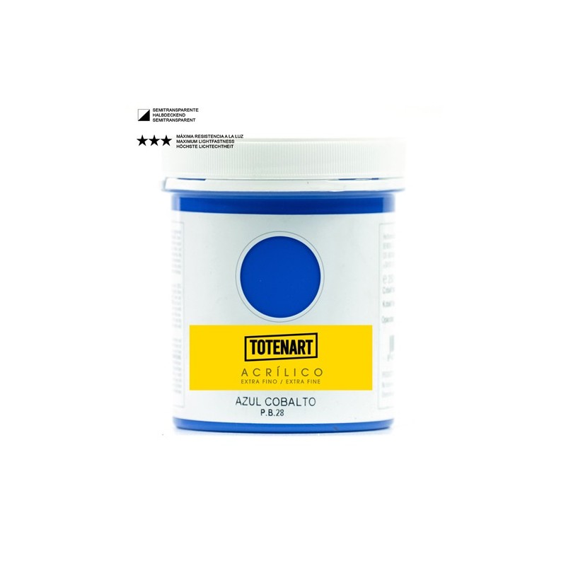 Fine art shop - Acrylic Cobalt Blue  250 ml. totenart | totenart.com