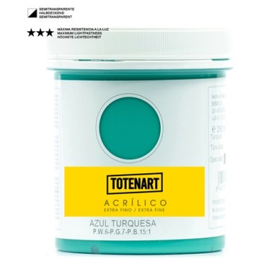 Fine art shop - Acrylic Turquoise Blue 250 ml. totenart | totenart.com