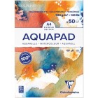  Fine art shop - Watercolor Aquapad A4 50s 300 g Fine Grain Clairefontaine | totenart.com