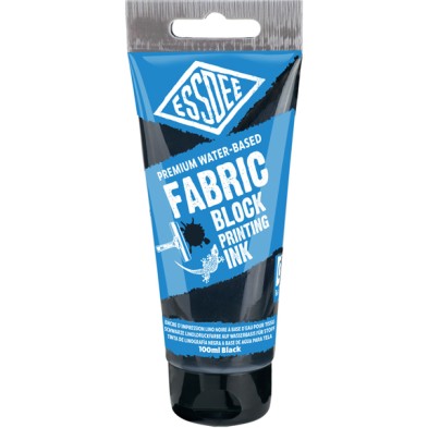 Fine art shop - Essdee Fabric Block Printing Ink Black 100 ml | totenart.com