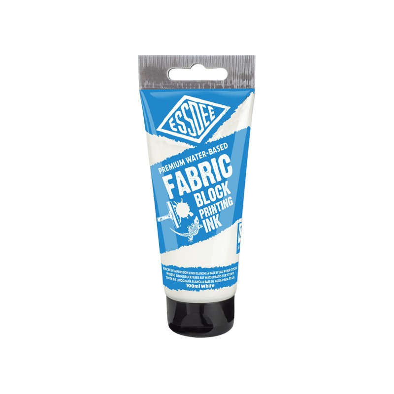 Fine art shop - Essdee Fabric Block Printing Ink White 100 ml | totenart.com
