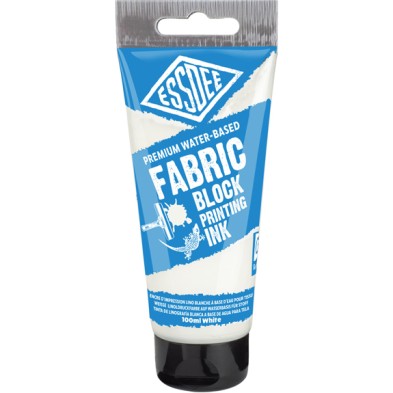 Fine art shop - Essdee Fabric Block Printing Ink White 100 ml | totenart.com