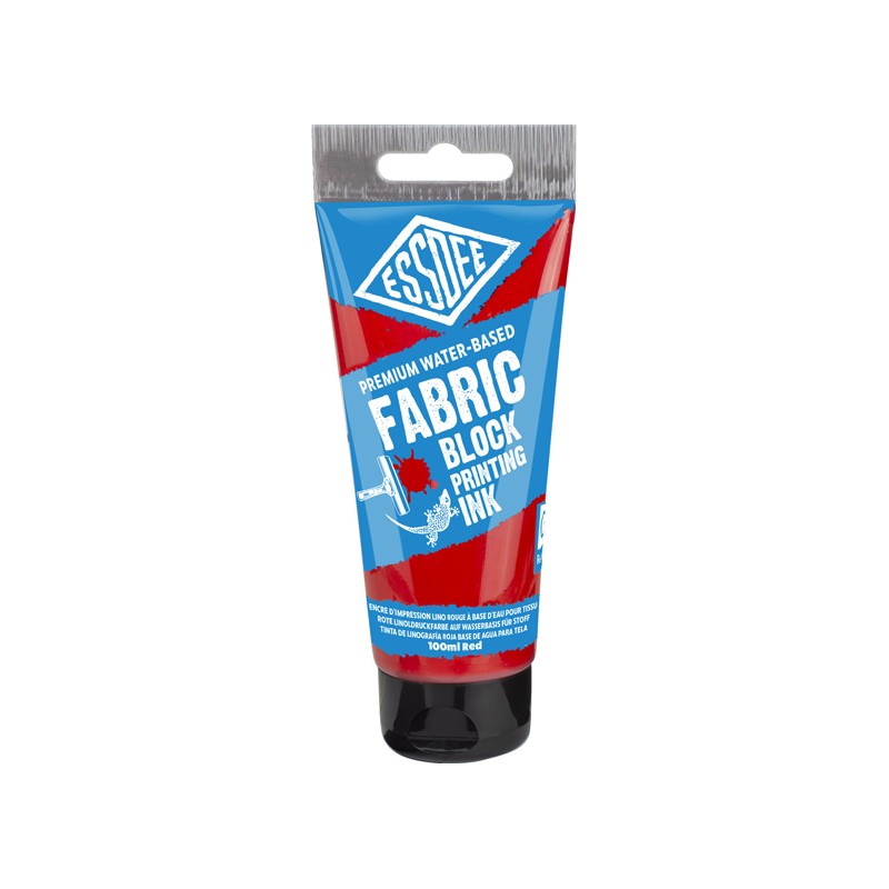 Fine art shop - Essdee Fabric Block Printing Ink Red 100 ml | totenart.com