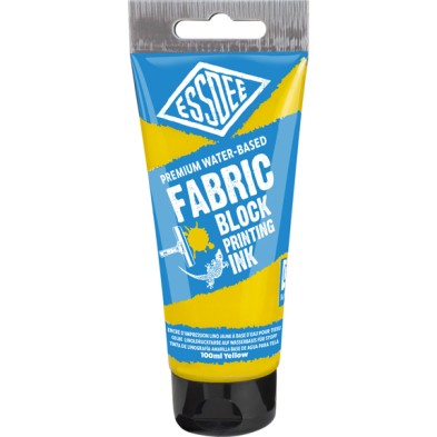 Fine art shop - Essdee Fabric Block Printing Ink Yellow 100 ml | totenart.com