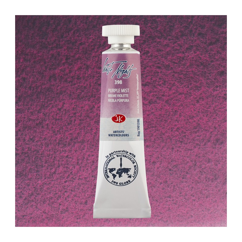 Fine art shop - White Nights Watercolors in tube 10 ml. Purple Mist 398 | totenart.com