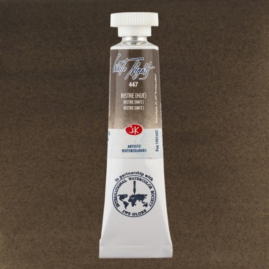 Fine art shop - White Nights Watercolors in tube 10 ml. Bistre (hue) 447 | totenart.com