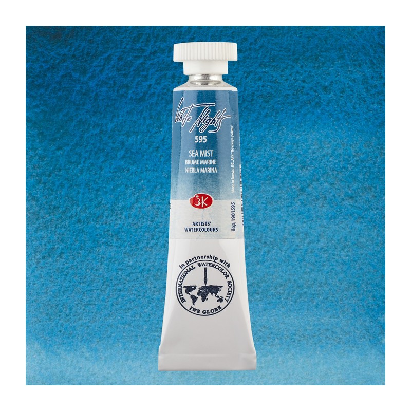Fine art shop - White Nights Watercolors in tube 10 ml. Sea Mist 595 | totenart.com