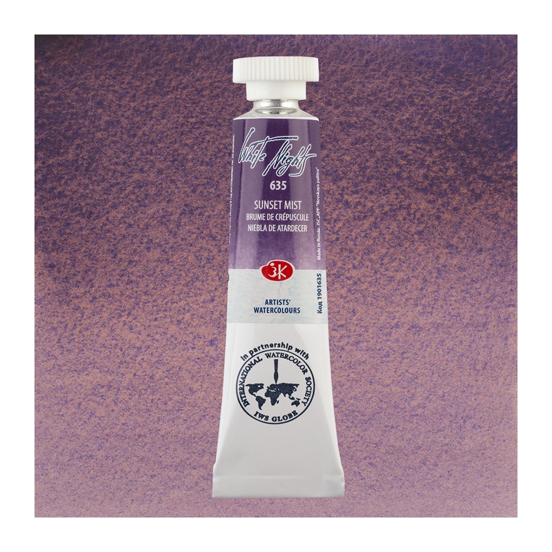 Fine art shop - White Nights Watercolors in tube 10 ml. Sunset Mist 635 | totenart.com