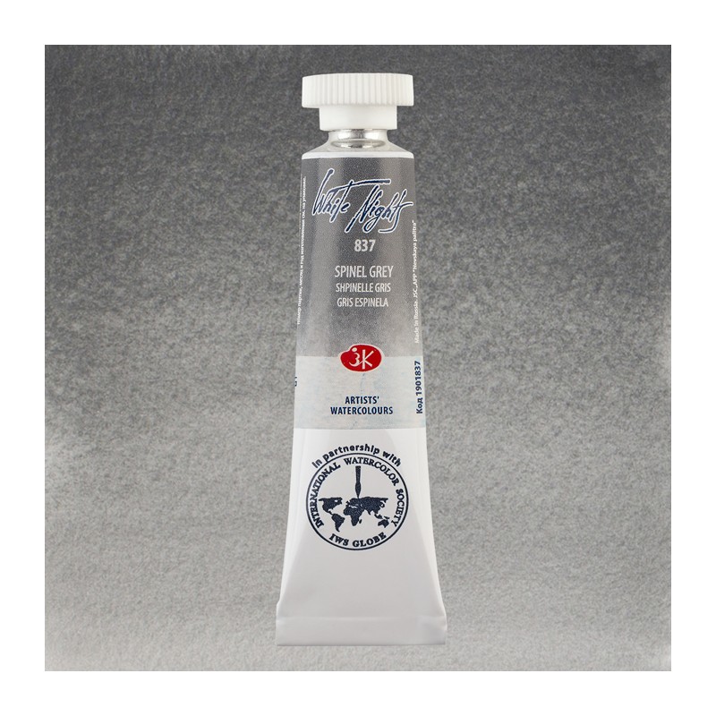 Fine art shop - White Nights Watercolors in tube 10 ml. Spinel Grey 837 | totenart.com
