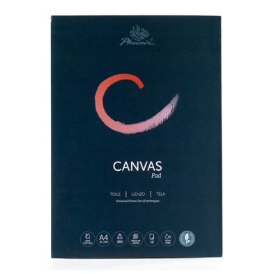  Fine art shop - Canvas Pad, Medium Grain, A4,  280 gr. 10 s. Phoenix | totenart.com