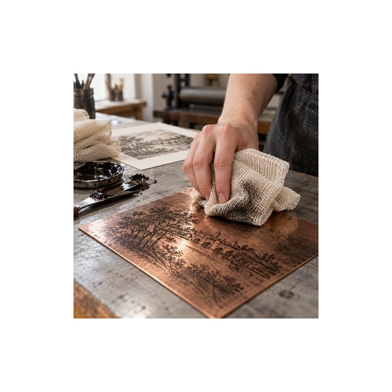 100% Cotton Tarlatan Cloth for Printmaking & Bookbinding – Totenart