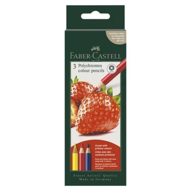Polychromos 3 Colour Creative Set Strawberry | Totenart