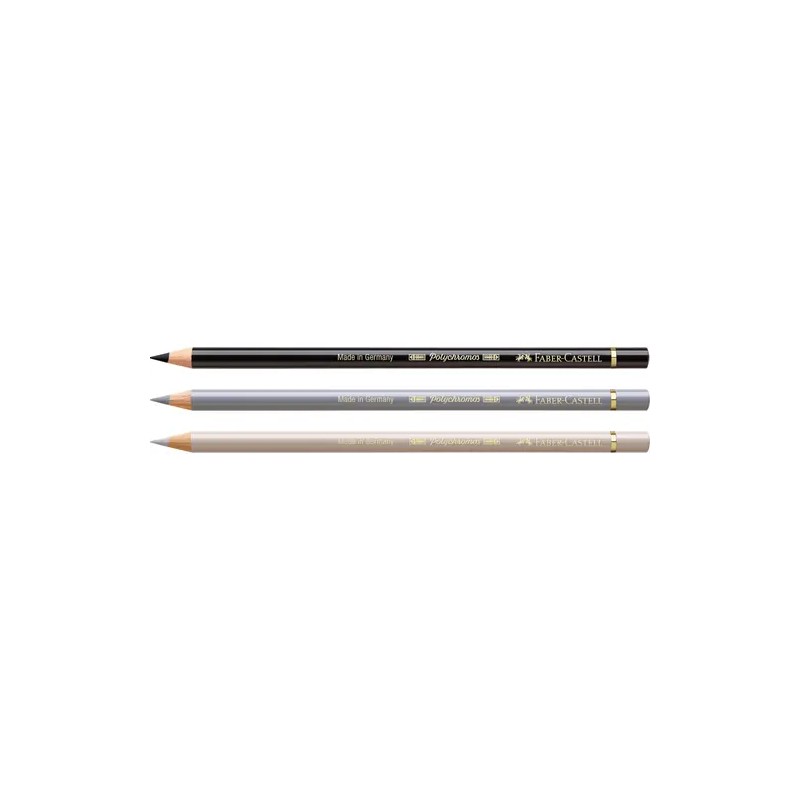 Polychromos 3 Colour Creative Set Faber-Castell Clock: Polychromos pencils nos. 199, 232 and 271