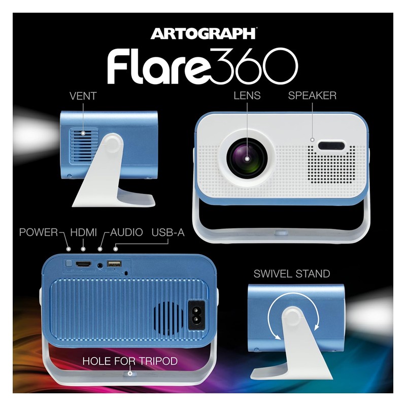 Fine art shop - Artograph Flare360 HD Digital Projector | totenart.com