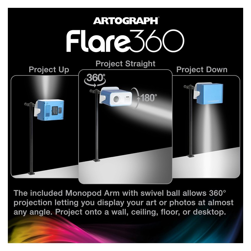 Fine art shop - Artograph Flare360 HD Digital Projector | totenart.com