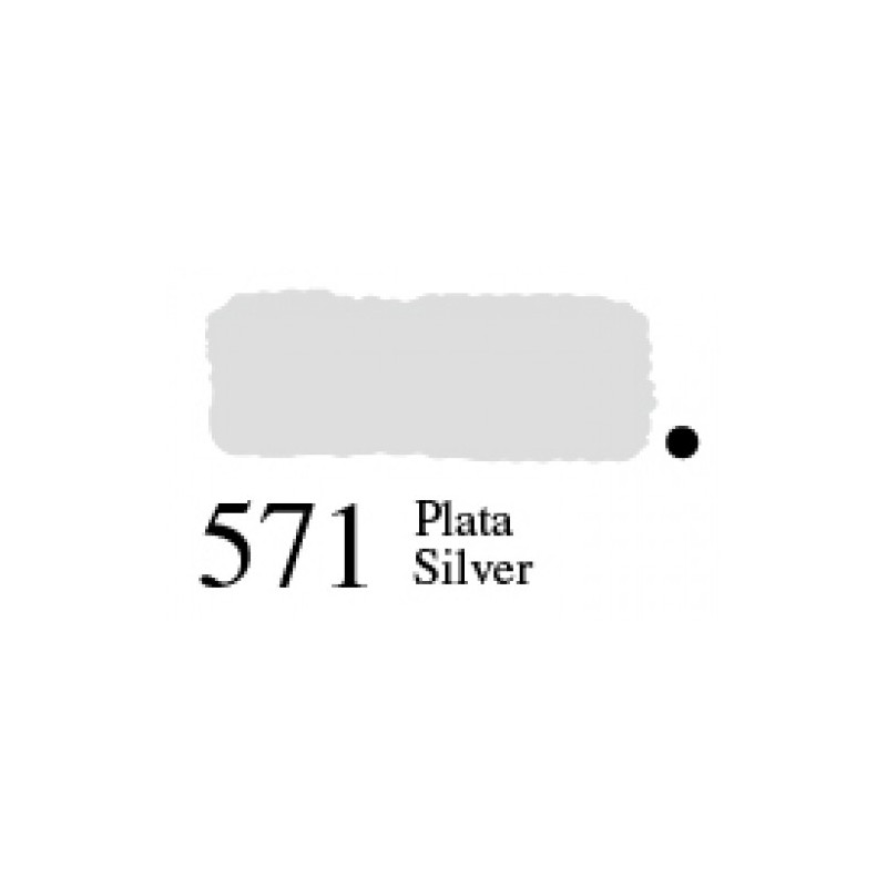 Textile Vallejo Metal Silver, 60 ml.