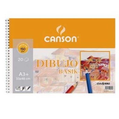  Fine art shop - Basik drawing, Pad with rings 20 s., 150 gr., A3+ | totenart.com