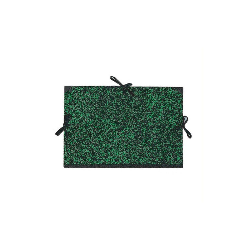  Fine art shop - Drawing folder 26x33 cm., Green ribbons | totenart.com