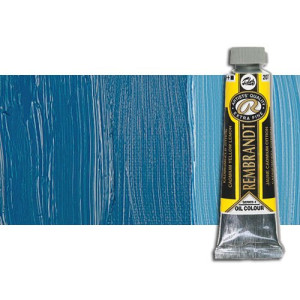 Rembrandt Artist Oil Paint - Cobalt Turquoise Blue, 40ml Tube | Professional Quality, Made In Holland - View #5