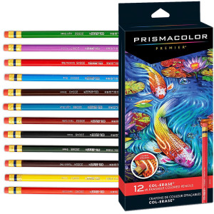 Fine art shop - Prismacolor Col-Erase box 12 colored pencils | totenart.com