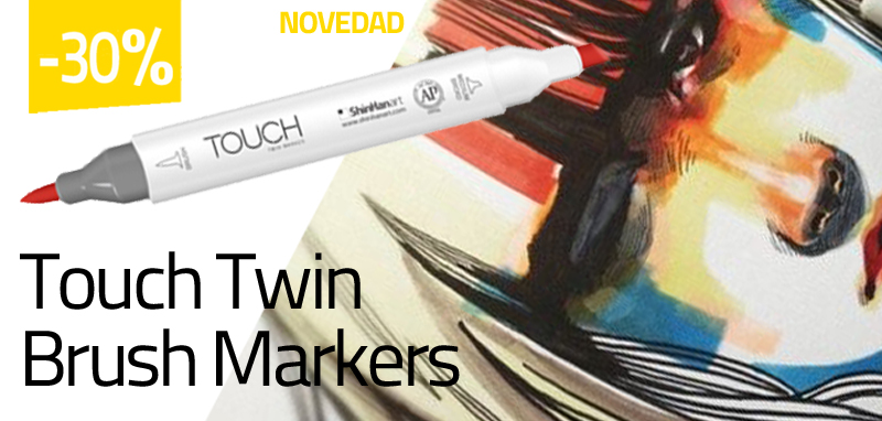 Rotuladores Touch Twin Brush